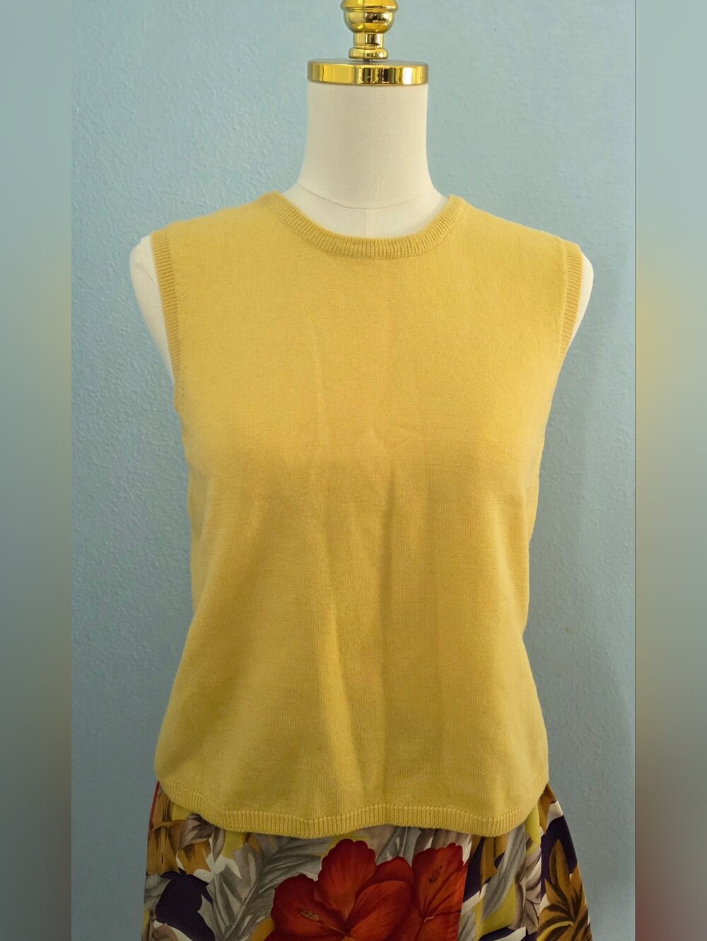 Ralph Lauren Sleeveless Knit Tank - Lemon